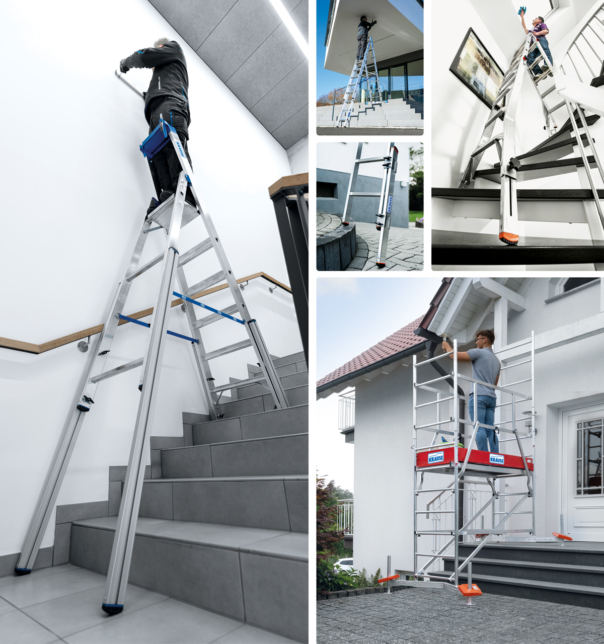 Steigtechnik-Lösungen mit integriertem Höhenausgleich