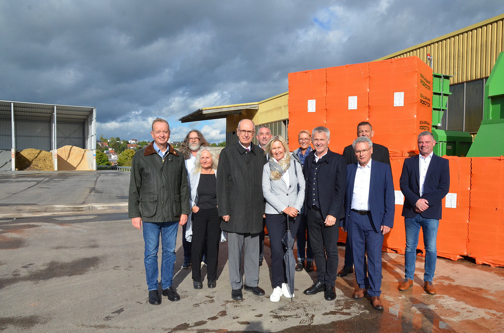 Inbetriebnahme neuer Rohstoff-Aufbereitungsanlage in Ansbach
