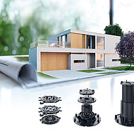 Neues Stelzlagersystem für den Outdoor-Bereich