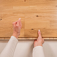 Verlegen, demontieren und dann wiederverwenden 