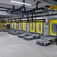 Maschinenschutztore für viele Öffnungszyklen