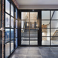 Rauch- und Brandschutztüren mit Stahlrahmen