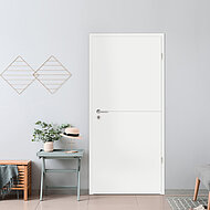 Weißlack-Spritzlackzarge als stilvolles Statement