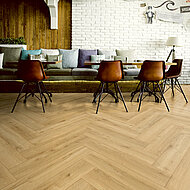 ter Hürne: Fischgrät-Trend für »Hywood« und Laminat