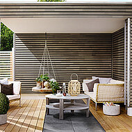 Premiere: Holzfassaden-Systeme mit unsichtbarer Befestigung und senkrechter Montage