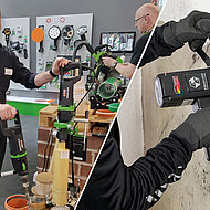 3-Scheiben-Renovierungsfräse erleichtert das Abtragen von Materialien