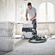 Festool: Staub mit Zyklon-Technologie effizient von der Baustelle verbannen