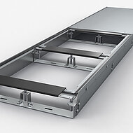 Kanalsystem in freistehender Konstruktionsweise