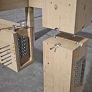 Pr&auml;zise Zugverbindungen f&uuml;r schnelle Montage und R&uuml;ckbau