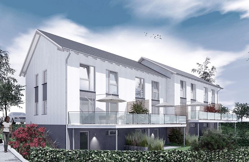 Bisotherm: Attraktive Reihenhäuser – gebaut aus Bisotherm