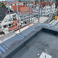 Pohl DWS: Anschlagkonstruktion für Flachdächer aus Beton