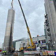 Zusätzliches Silo am Gealan-Standort in Tanna errichtet