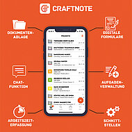 myCraftnote: Digitaler Helfer für Handwerksbetriebe