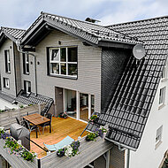 Zweigeschossiger Dachausbau mit PU-Wärmeschutz – »eine Nummer größer«