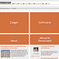 Relaunch von www.poroton.de