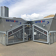 Personalloser Verkauf von Schüttgütern in kleinen Mengen rund um die Uhr