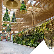 Ein Flughafen wie eine Landschaft: Mit Bambus Natur und Technologie kombiniert