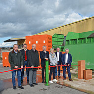 Neue Rohstoffaufbereitungsanlage in Betrieb genommen
