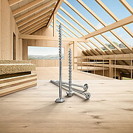 Anspr&uuml;che hochschrauben  im Dach- und Holzbau