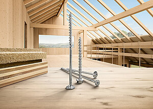 Anspr&uuml;che hochschrauben  im Dach- und Holzbau