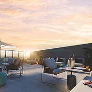 Terrassensaison verlängert: Gutjahr präsentiert Heizelement für aufgestelzte Beläge 