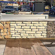 Baustoff-Fachhandlung erg&auml;nzt ihre Ausstellung