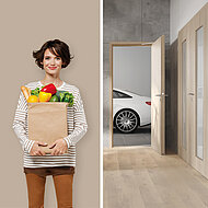 Neue Verbindungstüren für Garage und Innenräume 