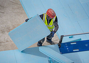 XPS-D&auml;mmplatten  f&uuml;r die &raquo;gr&uuml;ne Krone&laquo;