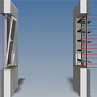 EuroLam: Natürliche Entrauchung durch Lamellenfenster