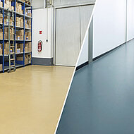 Harte Versiegelung schnell einfärben