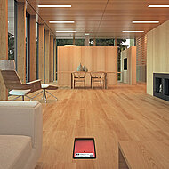 Smarter Schutz für Parkettböden