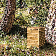 Großkammerziegel mit Holzfaserdämmung