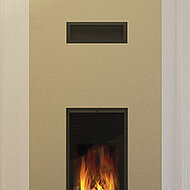 Innen schickes Design, außen Schornsteine aus Edelstahl