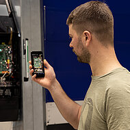 Kundendienst auf Knopfdruck