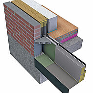 Dämmschwelle für schwere Lasten