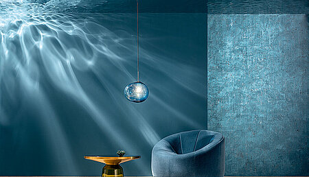 Abtauchen in ozeanisches Blau