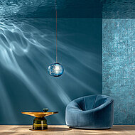 Abtauchen in ozeanisches Blau