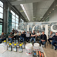 Schweizer Fliesenleger mit »Fila Solutions« zu Gast bei Sicis 