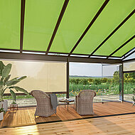 Hitzeschutz für Wintergärten und Glasdächer