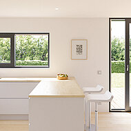 Platzsparend, raumöffnend und leicht zu bedienen