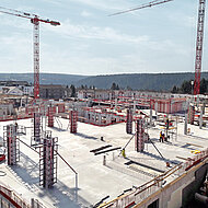 MEVA Schalungs-Systeme: Neue Deckenschalmethode sorgt für schnellen Baufortschritt