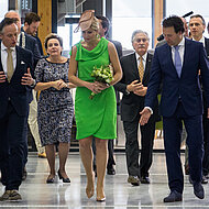 Königin Máxima eröffnet die »Grünste Fabrik Europas«