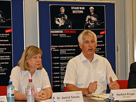 Die BG Bau zieht Bilanz: Der Kampf gegen Staub auf der Baustelle