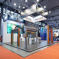 Tore für die Logistik-Branche begeistern am Messestand