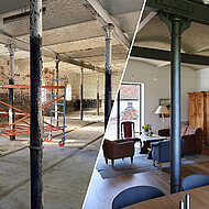 Innenwanddämmung für historischen Alterswohnsitz