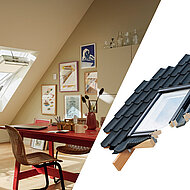 Dreier-Dachfenster-Kombi für lichtdurchflutete Räume