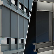 Ein Textilscreen für alle Fassaden