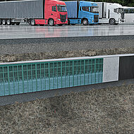 Unterirdischer Speicher für effizientes Regenwassermanagement