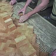 Uzin Utz: Drei Millionen Holzklötzchen, 14 000 m2 und ein Team an engagierten Profis