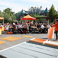 Schlüter-WorkBox on Tour an den Beelitz-Heilstätten